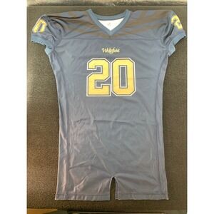 Whitefield Football Jersey Number 20 Men's Size M Blue Gold Athletic